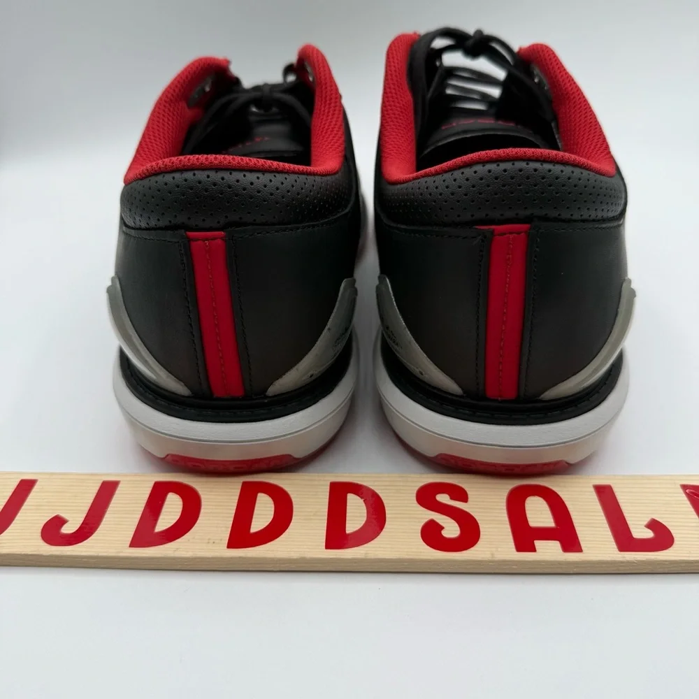 Nike Air Jordan ADG 5 Low Golf Shoes Black Red Bred FQ7874-001 Men’s Sizes Wide - Picture 5 of 13